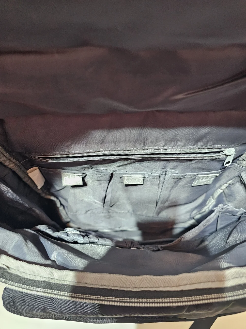 Black Canvas Diaper Bag Backpack - Classic